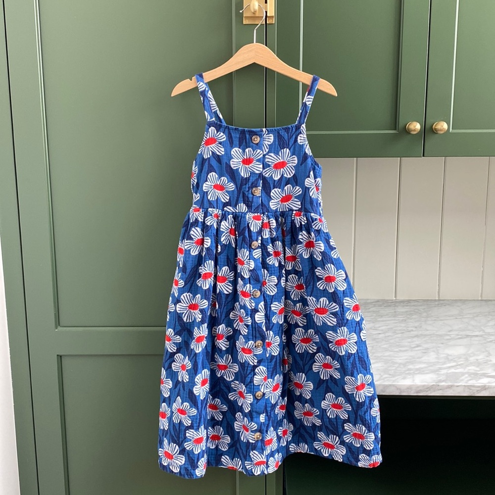 Hanna Andersson 4th of July Dress 8 130cm
